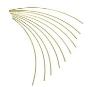 VICASKY 10pezzi Fret Wires Ottone Per Chitarra Sostituzione Fret Per Chitarre Elettriche e Acustiche Facile Installazione e Materiale Resistente Di Spessore