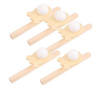 VICASKY 10pezzi Gioco Di Soffio Legno Per Ragazzo Ragazza Gioco Divertente Per Attività Familiari e Sportive Sviluppo Del Controllo Del Respiro e Relazione Genitore-figlio