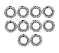 VICASKY 10pezzi Pettine Elastico Circolare in Plastica Pettine Elastico Per Antiscivolo Supporto Per Fascia Per Accessori Per Semplici e Pratici