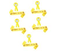 VICASKY 10pezzi Sash e Spilla Per Shower Per Mamma e Papà Attesa Decorazioni Festive Per Festa Di Benvenuto Al Bebè Accessori Colorati e Divertenti Per Atmosfera