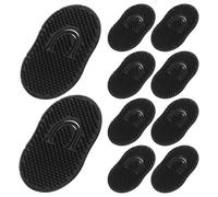 VICASKY 10pezzi Spazzola Massaggiante Portatile per Capelluto in Silicone Pettine Antiforfora per Shampoo Design Palmare Leggero Setole Morbide per Massaggio del Capelluto Pulizia
