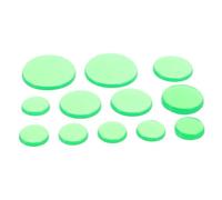 VICASKY 12 cuscinetti autoadesivi per tamburo, in silicone, per controllo del rumore, compatibile con vari tamburi, a lunga durata