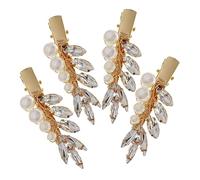 VICASKY 12 Pezzi accessori per a becco d'anatra Eleganti accessori per Clip per sposa Clip per barra forcine retrò Pin sposa abs D'oro