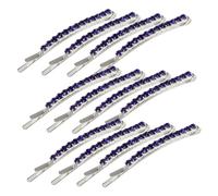 VICASKY 12 Pezzi Accessori per clip per diamanti fermagli per glitterati Clip per per folti fermagli per decorativi lega Blue
