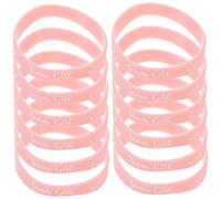 VICASKY 12 pezzi Braccialetti in Silicone Regolabili Team Girl per Festa Gender Reveal e Shower Accessori Interattivi per Tutte le Età Idee Regalo per Annuncio Sesso Bebè