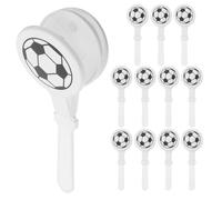 VICASKY 12 Pezzi Clap Hands a Forma di Pallone da Calcio in Plastico Riutilizzabile e Portatile per Feste di Sport e Celebrazioni come Graduation Party