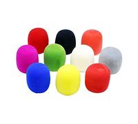 VICASKY 12 pezzi di copertura per microfono a mano, coprimicrofono, microfono e parabrezza, per microfono, microfono, protezione antivento, per microfono, accessori antivento