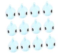 VICASKY 12 pezzi di pesce falso in miniatura per acquario, serbatoio luce a LED per acquari, legni per acquari, impianto di luce dell'acquario, piante decorative per acquari, meduse resina