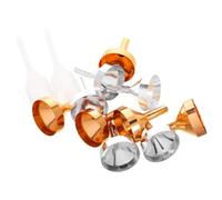 VICASKY 12 Pezzi Mini Imbuto Set Piccolo Spruzzatore a Pompa Flacone Spray Da Viaggio Piccolo Imbuto Per Bottiglie Ugello Spray Per Bottiglie Microimbuto Mini Bottiglie a Spruzzo Alluminio