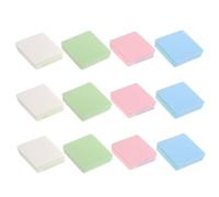 VICASKY 12 Pezzi Pz Spugnette Makeup Rhombiche per Fondotinta Accessorio Portatile per Polvere per Applicazione Comfort Ottimale