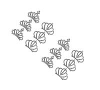 VICASKY 12 Pezzi Tiara Mini con Pettine per Bambine Accessori Compleanno e Matrimonio Piccola in Metallo per Ragazze