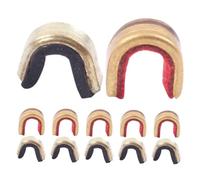 VICASKY 12 Punti Aggancio in Rame per Corde Arco Clip Resistente per Archi Composti e Ricurvi e Rosso Facile Installare per Tiro con Arco Precisione