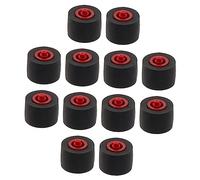 VICASKY 12 rulli di pressione assale in plastica manico power bank chiusura per sacchetto della spazzatura imbottito torsione clip rotonde mini enhancer clip riparazione tubo gomma nero
