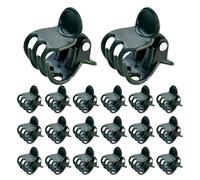 VICASKY 120 Pezzi 120 Clip per Piante da Giardino Nere Opache Supporto per Orchidee e Piante Rampicanti Clip di Fissaggio per Steli di Pomodori e Cetrioli Strumento per la Cura