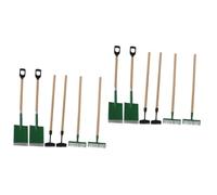 VICASKY 12pcs Attrezzi Da Giardino In Miniatura Parti Per La Casa Delle Bambole Decorazioni Realistiche Per La Scala Per Progetti E Balcone Progettazione Per Giardini Fata Leggero E Maneggevole