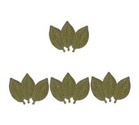 VICASKY 12pcs Forcine per capelli a forma di foglia Ricamato a mano Clip per capelli Per Ragazze Antiscivolo Fermagli Per Varie Acconciature Per Uso Quotidiano