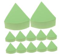VICASKY 12pcs Make Up Spugne Morbide ed Elastiche Polvere per Fondazione e Correttore per Secco e Application Box Pack Matcha