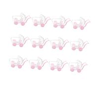 VICASKY 12pcs Plastica Trasparente Caramelle Scatole In Progettazione Di Un Passeggino Carri Per La Conservazione Di Caramelle Per Ragazzi Ragazze Come Per Le Feste