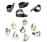 VICASKY 12pcs Pollice In Celluloide Accessori Chitarra Plettri Per Aiuti Chitarra Plettri Personalizzati Chitarra Pick Pollice Maniglia Protezione Dita Adesivi Accessori Per Picks Metallo
