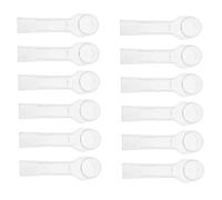 VICASKY 12pezzi Coprispazzolino in Abs per Testina Spazzolino Elettrico Cappuccio Protettivo Trasparente Adatto per Viaggi Campeggio o Uso Quotidiano Impedisce Macchie e Impurità