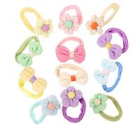 VICASKY 12pezzi Elastici Per Capelli Colorati Per Bambine Elastici Per Capelli Piccoli Scrunchies Per Per Ragazzo Ragazza Ragazza Per Coda Di Cavallo Per Bambine Piccole Accessori Per Fior