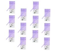 VICASKY 12pezzi Sacchetto Coulisse Sacchetti Vuoti di Garza per Spezie Bustine di Lavanda Essiccata per Conservare Erbe e Profumare Armadi Trasportabile e Facile da Usare