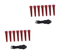 VICASKY 14 chiodi per corde per chitarra ananas crash bacino estrattore chitarra cocco chitarra chitarra chitarra girella estrattore pinna ponticello per chitarra aghi per chitarra mosaico ponte penna