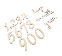 VICASKY 14 Pz Servizio Fotografico Neonato Biberon Giocattoli Principale Giocattolo Per Roba Per Neonati Per Neonati Fasciatoio Per Neonati Foto Prop Khaki Di Legno