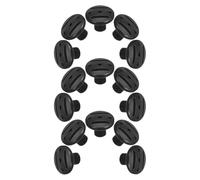 VICASKY 15 Pezzi Tappi per Pali da Campeggio in Plastica Neri Copertura Punta Palo da Sole Resistente AI Raggi UV Accessori per Supporto Tende e Rifugi Outdoor Facile Installazione per