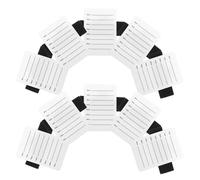 VICASKY 15 set Palettes per Estensione Ciglia in Acrilico Bianco con Cinturino Supporto Stabile e Resistente per Laminazione Ciglia da Vassoio per Conservazione e Applicazione