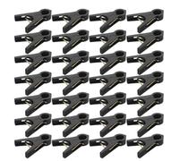 VICASKY 150 Pezzi Clip da Giardino in Plastico Nero per Piante, Morsetto Stabile e Resistente alle Intemperie, per Riparazioni in Serra e Coltivazione Indoor di Fiori e Cetrioli