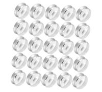 VICASKY 150 Pezzi Porta Tealight in Alluminio Resistente al Calore Portacandele Piccoli per Candele Fai da Te Contenitori Vuoti per Cera e Progetti Creativi Design Naturale e Leggero per