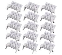 VICASKY 15pcs Miniatura Panca Da Giardino Parti Casa Delle Bambole Accessori Di Alta Qualità Per Progetti Creativi Per La Progettazione Di Mini Case E Micro Paesaggi