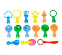 VICASKY 15pcs Ricamo Borsa Estensione Penne Modello per Bambini Strumenti Per Bambini Telefono Rimorchio Per Bambini Strumenti di Argilla Guscio di Rame Cuori Plastilina Come Fango In Pelle Studente