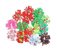 VICASKY 15pezzi Fermagli per Capelli Natalizi per Ragazzo Ragazza Ragazza Graziose Mollette Fiocco Accessori per Capelli per Bambine e Adolescenti per Compleanni e Feste