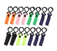 VICASKY 15pezzi Ganci per Passeggini Multiuso Portaborse per Spesa Adatti Passeggini Carrelli della Spesa e Sedie Rotelle per Appendere Borse per Nursery Durante Colore Casuale