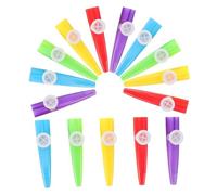 VICASKY 15pezzi Kazoo Strumento Musicale Colorato di Plastica Facil Usare Trasportare per Ragazzo Ragazza Ragazza e Adulti Strumenti Musicali Portatili per Feste e Attività Musicali