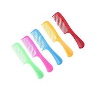 VICASKY 15pezzi Pettine in Plastica per Taglio di Capelli Pettine per Parrucchiere per Styling Pettini di Plastica Spazzola per Capelli di Colore Casuale
