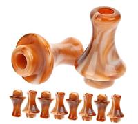 VICASKY 16 spazzole a zucca per bocchini a tromba, montaggio a parete, per ukulele, set di pulizia trombe, tromboni, abs, clacson, bocchino in corno argentato, tubo soffiato, materiale in resina