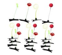 VICASKY 16pezzi Clip Capelli Pianta Kawaii Per Ragazze Anni Fermagli Piccoli Tema Vegetale Accessori Capelli Carini Per Acconciature Vari Per Cosplay e Uso Quotidiano