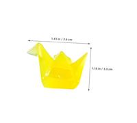 VICASKY 18 Pollici Miniature Origami Crane Figurines in Luminous Resin Glow in The Dark Tiny Sculptures For Diy Crafts Aquariums Dollhouses And Micro Landscape Decorations