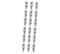 VICASKY 18pcs Pezzi In Argento Tremolo Ponte Corde Cavaliere Per Chitarre Elettriche Lega Di Rame Durevole Sostituzione Ideale Per Precisioni