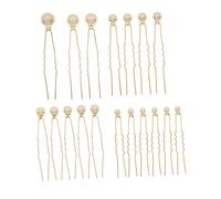 VICASKY 18pezzi Forcine Per Capelli Da Sposa Accessori Per Capelli Eleganti Bastoncini Per Acconciature Fermagli Per Chignon Basso Utili Per Trecce Alla Francese