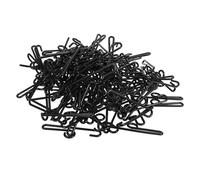 VICASKY 190 pezzi Ganci in Plastica Curvi Neri Ganci da Parete Resistenti per Calzini Asciugamani e Cappelli Soluzione Salvaspazio Facile da Installare per Bagno Cucina e Armadio