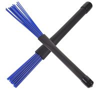 VICASKY 1paio Spazzola Per Batteria Nylon Professionale Ergonomica e Retrattile Set Per Iniziare Suonare Jazz e Praticare Con Facilità