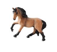 VICASKY 1pcs Cavalli Modello Plastica Animale Ornamento Per Ragazzi Ragazze Giocattoli Realistico Modello Cavallo Per Casa E Ufficio Decorazione Arancione