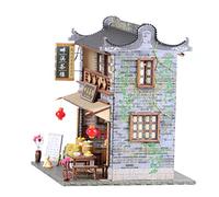 VICASKY 1pcs Cinese Casa Modello Assembling Toy Per La Decorazione Creativa Divertimento Come Per Gli Amici Famiglia Stile Cinese Unico