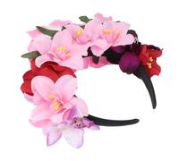 VICASKY 1pezzi Accessorio per Capelli Forma di Rosa Decorazione per Capelli Finta Fiori Fascia per Leggera Adatta per Feste Balli in Maschera e Occasioni Speciali