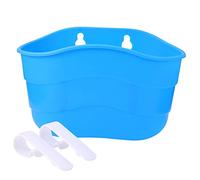 VICASKY 1pezzi Cestino per Bici Sospeso in Plastica Cestino per Scooter Facile da Fissare alla Barra Senza Attrezzi Adatto per Monopattini o Bici per Ragazzo Ragazza