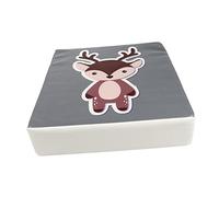 VICASKY 1pezzi Cuscino Rialzato per Sedia da Pranzo Cuscino Rialzato per Seduta Spessa Accessorio per Sedia Creativo Realizzato in Pelle Spugna Buona Qualità Cintura nella Parte Inferiore